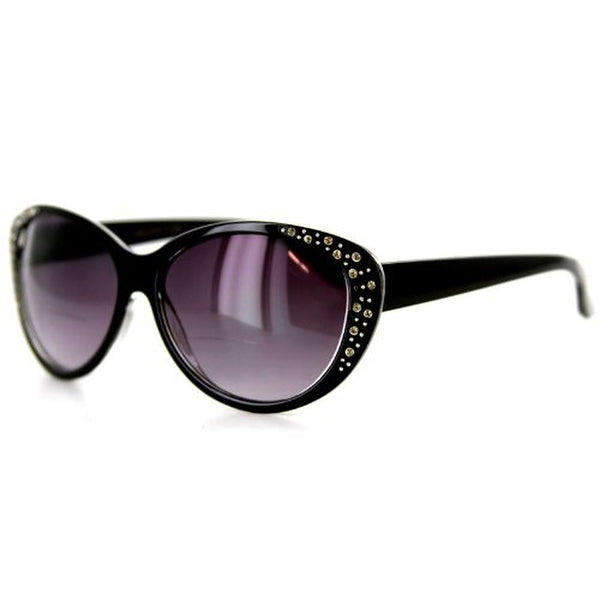 Piazza Fashion Bifocal Sunglasses with Austrian Crystals for Youthful and Stylish Women