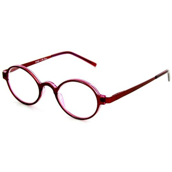 Cambridge Fashion Readers with Round, Retro Design and Spring Hinge Temples for Youthful, Stylish Men and Women